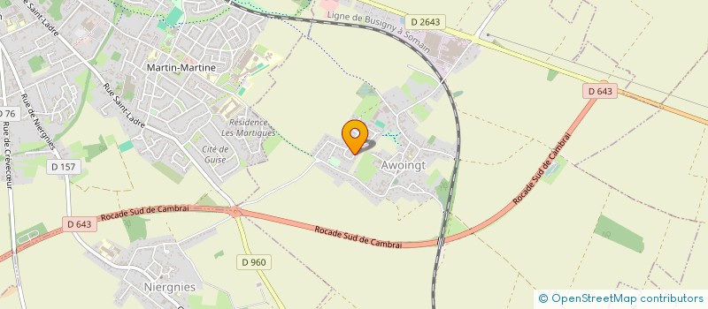 localisation de l'entreprise MADAME CASSANDRA COLLIN  AWOINGT