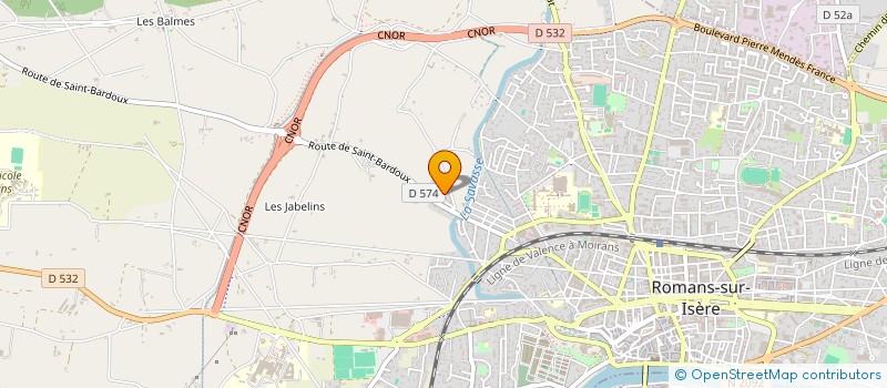 localisation de l'entreprise MADAME CASSANDRA COSTET  ROMANS-SUR-ISERE