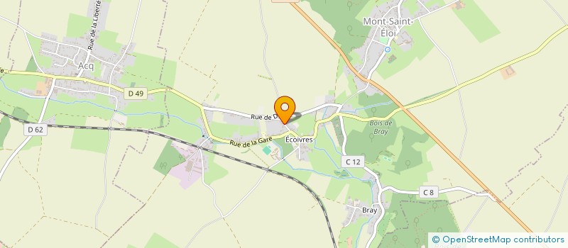 localisation de l'entreprise MADAME CASSANDRA COSTEUX  MONT-SAINT-ELOI