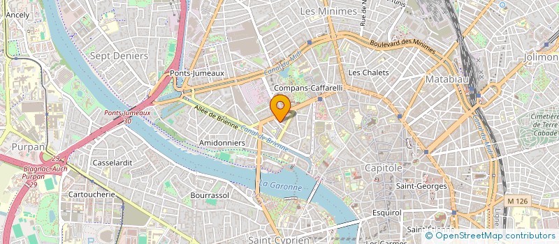 localisation de l'entreprise MADAME CASSANDRA CUEVAS  CORNEBARRIEU