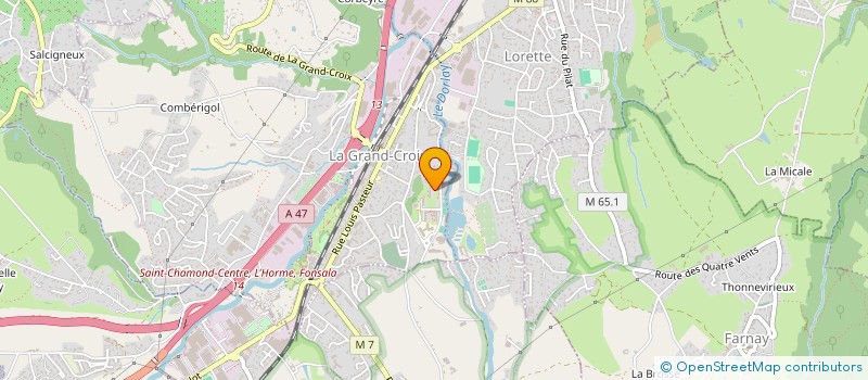 localisation de l'entreprise MADAME CASSANDRA DE FREITAS  LA GRAND-CROIX