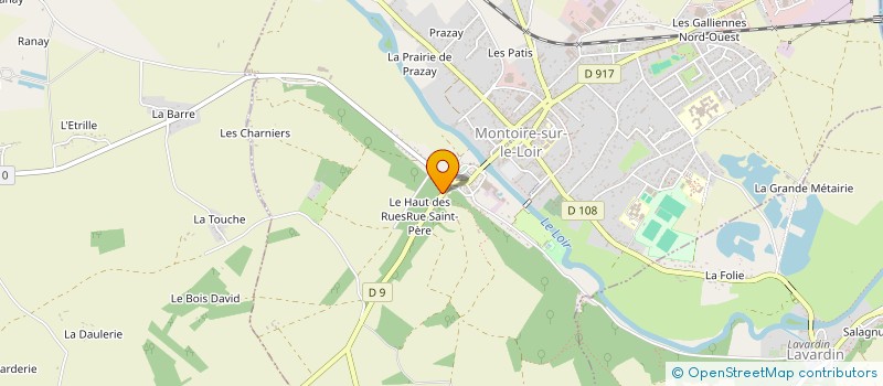 localisation de l'entreprise MADAME CASSANDRA DELARRE  MONTOIRE-SUR-LE-LOIR