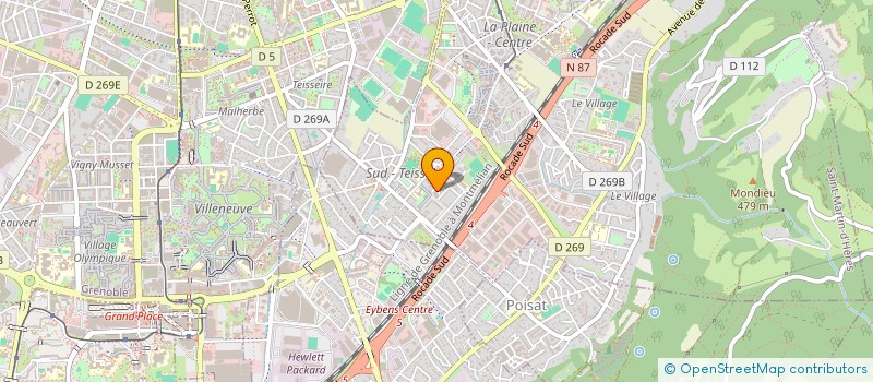 localisation de l'entreprise MADAME CASSANDRA DIAS  SAINT-MARTIN-D'HERES