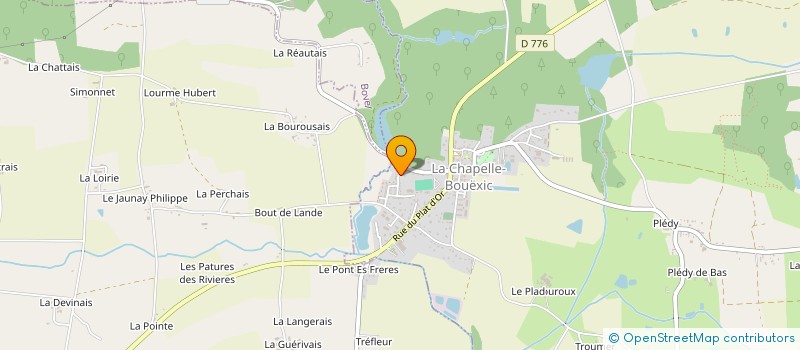 localisation de l'entreprise MADAME CASSANDRA DOUMALIN  LA CHAPELLE-BOUEXIC