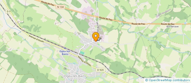 localisation de l'entreprise MADAME CASSANDRA ELIZALDE  OGEU-LES-BAINS