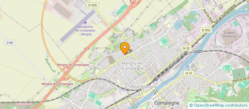 localisation de l'entreprise MADAME CASSANDRA ETOU-MONGO  MARGNY-LES-COMPIEGNE