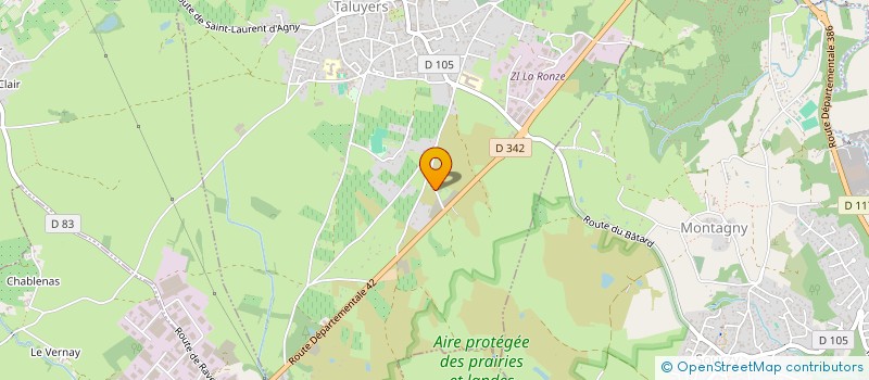 localisation de l'entreprise MADAME CASSANDRA EXPOSITO  TALUYERS