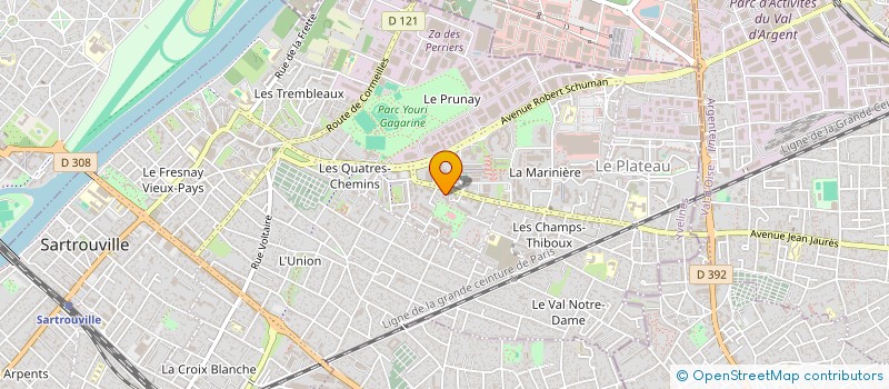 localisation de l'entreprise MADAME CASSANDRA FERAND  SARTROUVILLE