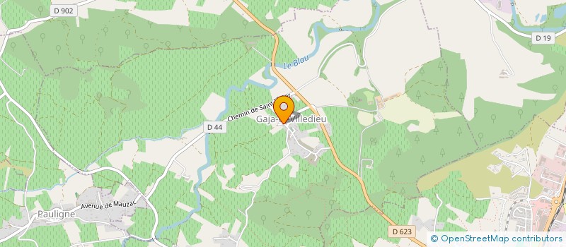 localisation de l'entreprise MADAME CASSANDRA FERREIRA CARDOSO  GAJA-ET-VILLEDIEU