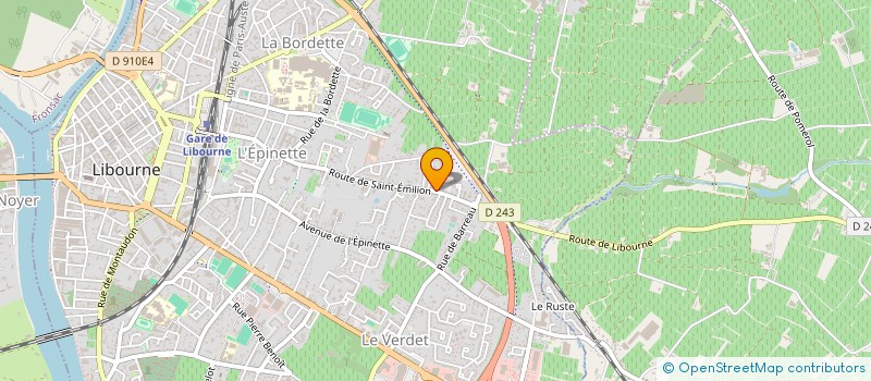 localisation de l'entreprise MADAME CASSANDRA FERREIRA DUBUN  LIBOURNE