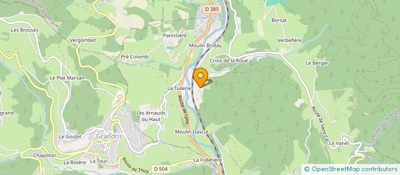 localisation de l'entreprise MADAME CASSANDRA FERREIRA MOREIRA  LAMURE-SUR-AZERGUES