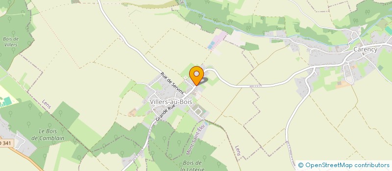 localisation de l'entreprise MADAME CASSANDRA FOURNIER  VILLERS-AU-BOIS