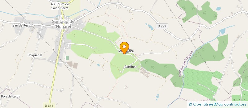 localisation de l'entreprise MADAME CASSANDRA FRIC  GONTAUD-DE-NOGARET