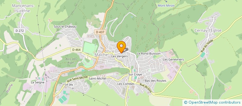 localisation de l'entreprise MADAME CASSANDRA GARCIA  MAICHE