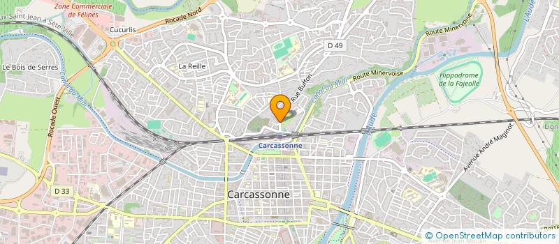 localisation de l'entreprise MADAME CASSANDRA GAY  CARCASSONNE