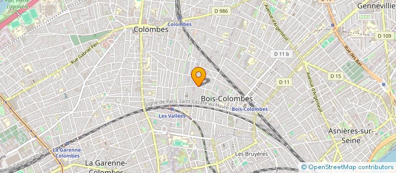 localisation de l'entreprise MADAME CASSANDRA GOSSELIN à BOIS-COLOMBES