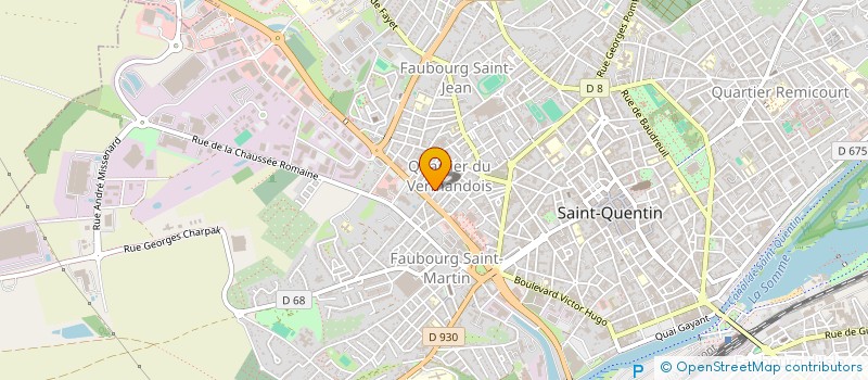 localisation de l'entreprise MADAME CASSANDRA GRAUX à SAINT-QUENTIN