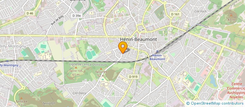 localisation de l'entreprise MADAME CASSANDRA GRONIER à HENIN-BEAUMONT