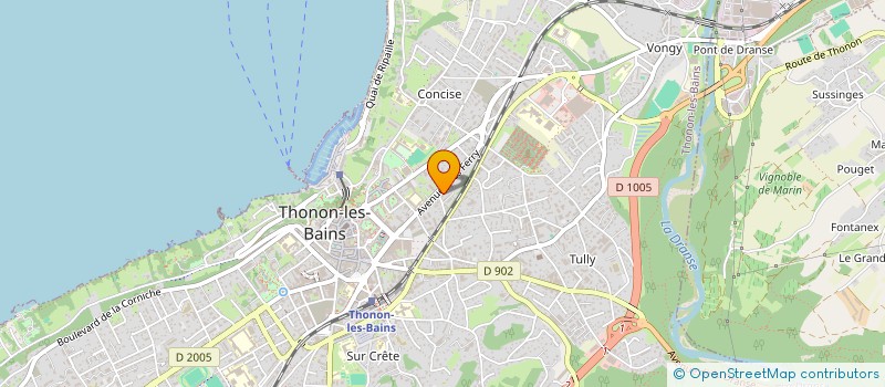 localisation de l'entreprise MADAME CASSANDRA GUIDEZ à THONON-LES-BAINS