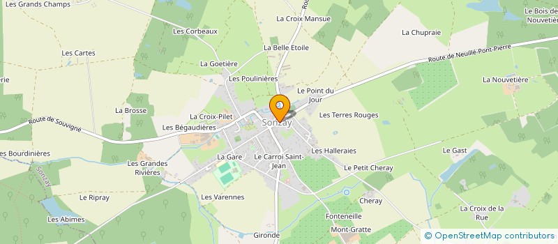 localisation de l'entreprise MADAME CASSANDRA HELLO à ROUZIERS-DE-TOURAINE