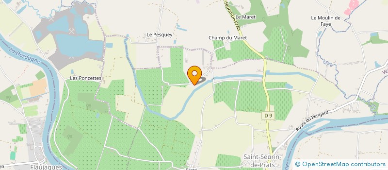 localisation de l'entreprise MADAME CASSANDRA HIVERT  COUTRAS