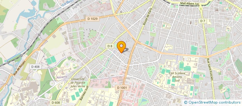 localisation de l'entreprise MADAME CASSANDRA HOSSON  AMIENS