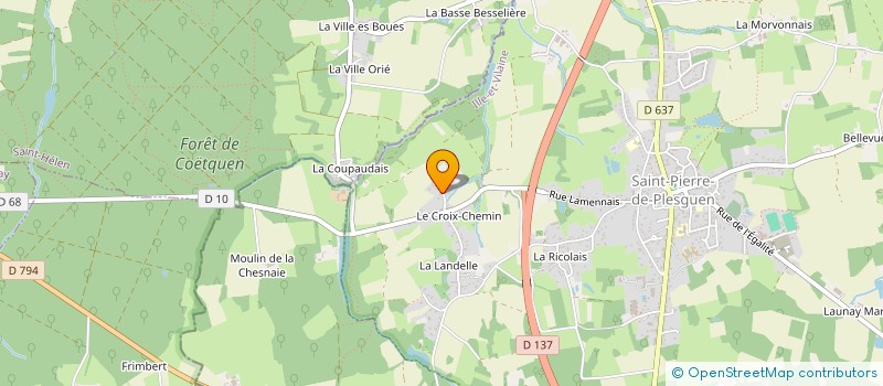 localisation de l'entreprise MADAME CASSANDRA JENINEZ  MESNIL-ROC'H