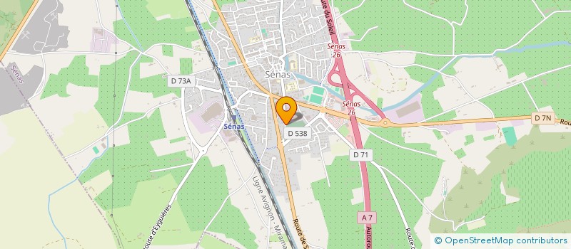 localisation de l'entreprise MADAME CASSANDRA JULIEN à SENAS