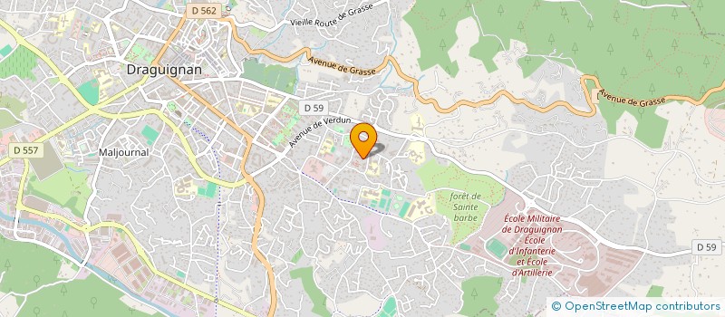 localisation de l'entreprise MADAME CASSANDRA LAGET-MARINO  DRAGUIGNAN