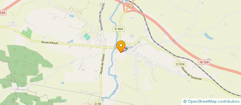 localisation de l'entreprise MADAME CASSANDRA LARCHEVEQUE  AUBIET