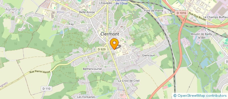 localisation de l'entreprise MADAME CASSANDRA LE SANT  CLERMONT