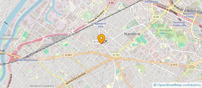 localisation de l'entreprise MADAME CASSANDRA LEBESSI  NANTERRE