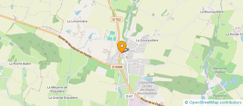 localisation de l'entreprise MADAME CASSANDRA LEGRAND  SAINT-CYR-DES-GATS