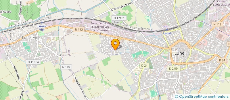 localisation de l'entreprise MADAME CASSANDRA LEROUX  LUNEL