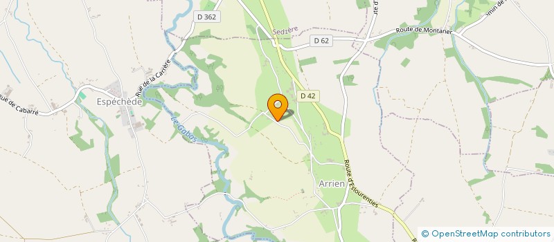 localisation de l'entreprise MADAME CASSANDRA LOPEZ  ARRIEN