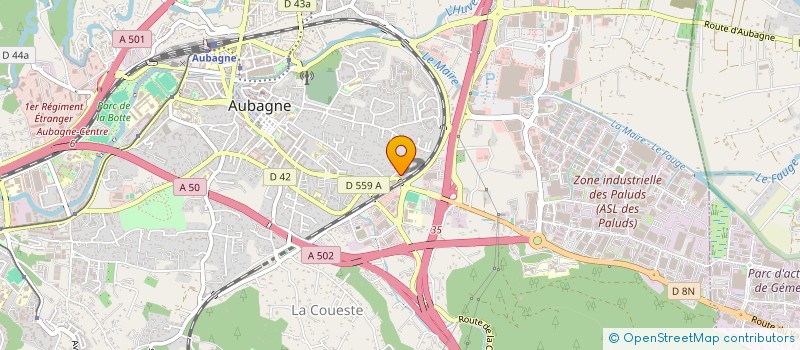localisation de l'entreprise MADAME CASSANDRA LUCI à AUBAGNE