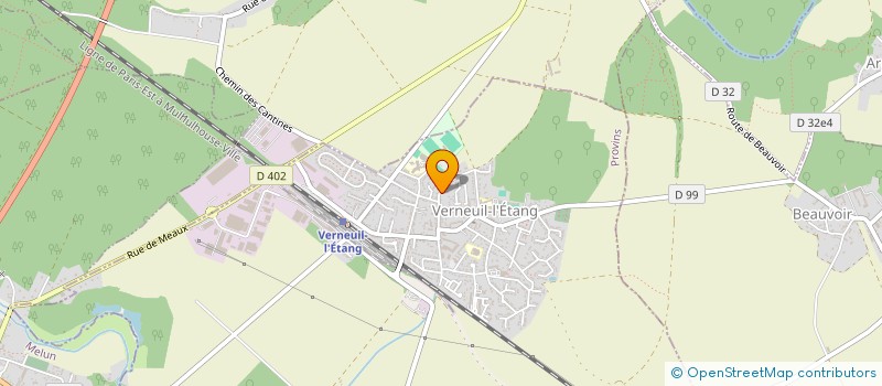 localisation de l'entreprise MADAME CASSANDRA MANGEAN  VERNEUIL-L'ETANG