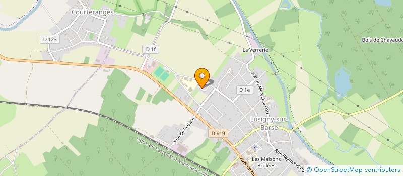 localisation de l'entreprise MADAME CASSANDRA MARCHAND  LUSIGNY-SUR-BARSE