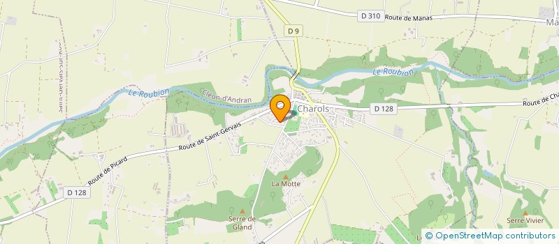 localisation de l'entreprise MADAME CASSANDRA MERCELAT  CHAROLS