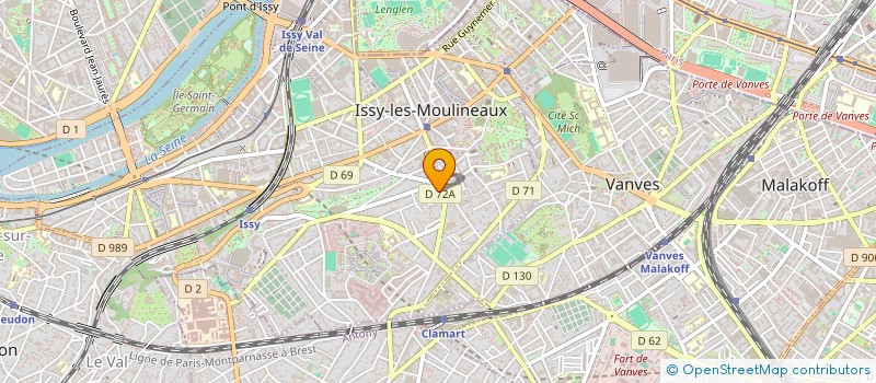 localisation de l'entreprise MADAME CASSANDRA MERZOUK à ISSY-LES-MOULINEAUX