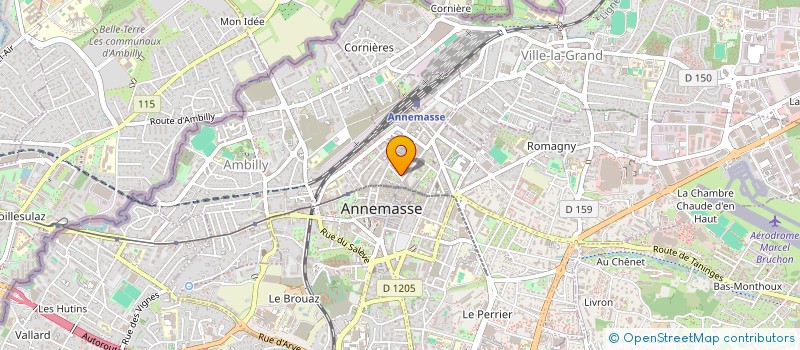 localisation de l'entreprise MADAME CASSANDRA MESSELMANI à ANNEMASSE