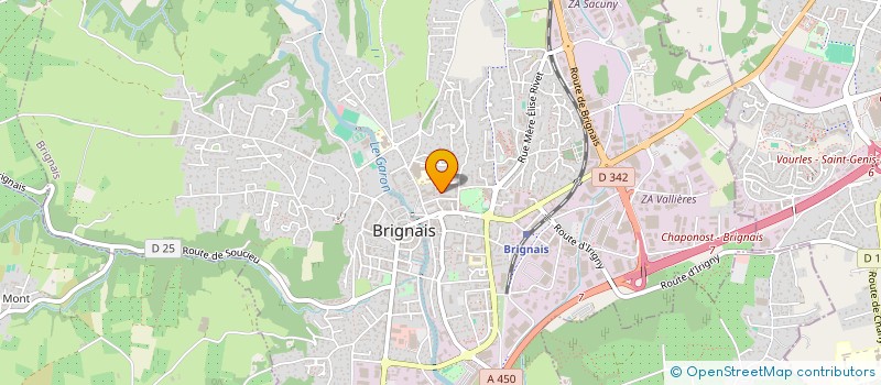 localisation de l'entreprise MADAME CASSANDRA MOLINERO  BRIGNAIS