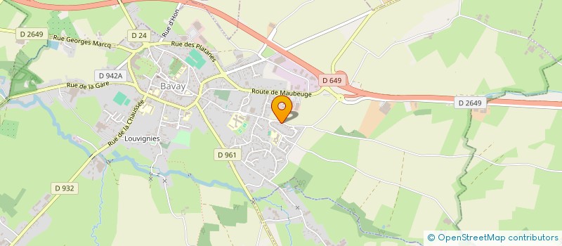 localisation de l'entreprise MADAME CASSANDRA MOLLE  BAVAY