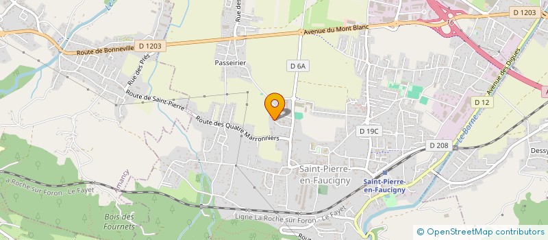 localisation de l'entreprise MADAME CASSANDRA MONET  SAINT-PIERRE-EN-FAUCIGNY