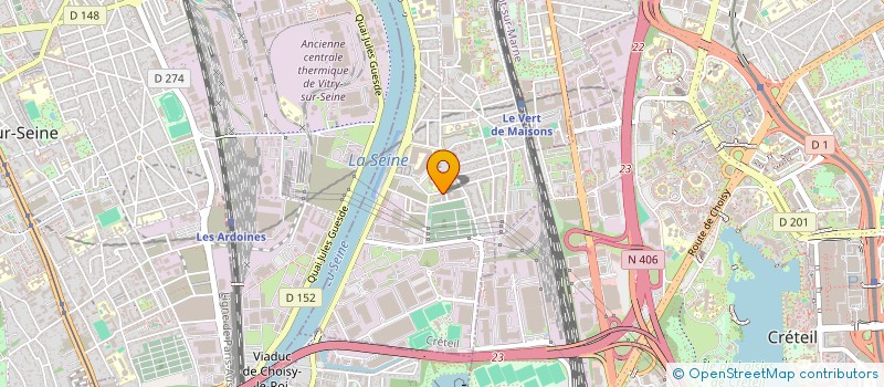 localisation de l'entreprise MADAME CASSANDRA NAEJUS  ALFORTVILLE