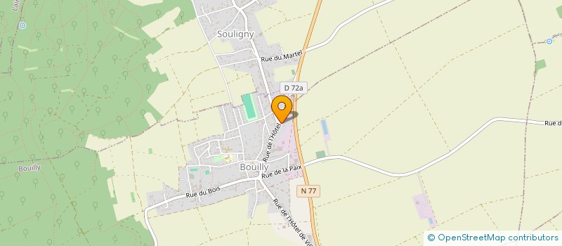 localisation de l'entreprise MADAME CASSANDRA NOEL  BOUILLY