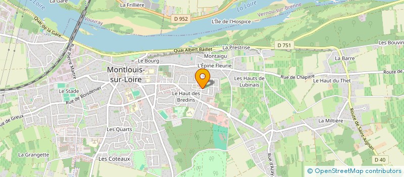 localisation de l'entreprise MADAME CASSANDRA NOULIN  MONTLOUIS-SUR-LOIRE