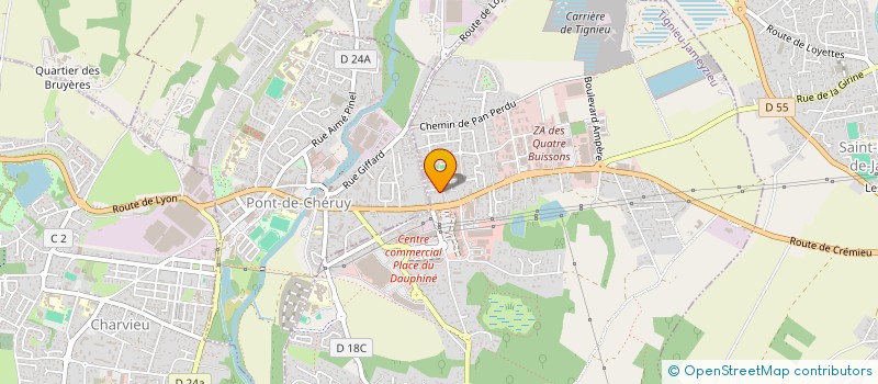 localisation de l'entreprise MADAME CASSANDRA OKENGHE à TIGNIEU-JAMEYZIEU