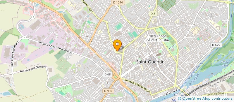 localisation de l'entreprise MADAME CASSANDRA OLIVIER à SAINT-QUENTIN
