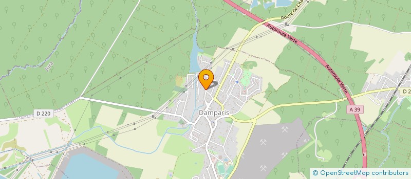 localisation de l'entreprise MADAME CASSANDRA PALLAUD  DAMPARIS